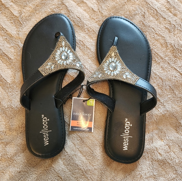 west loop Shoes - Embellished Sandals